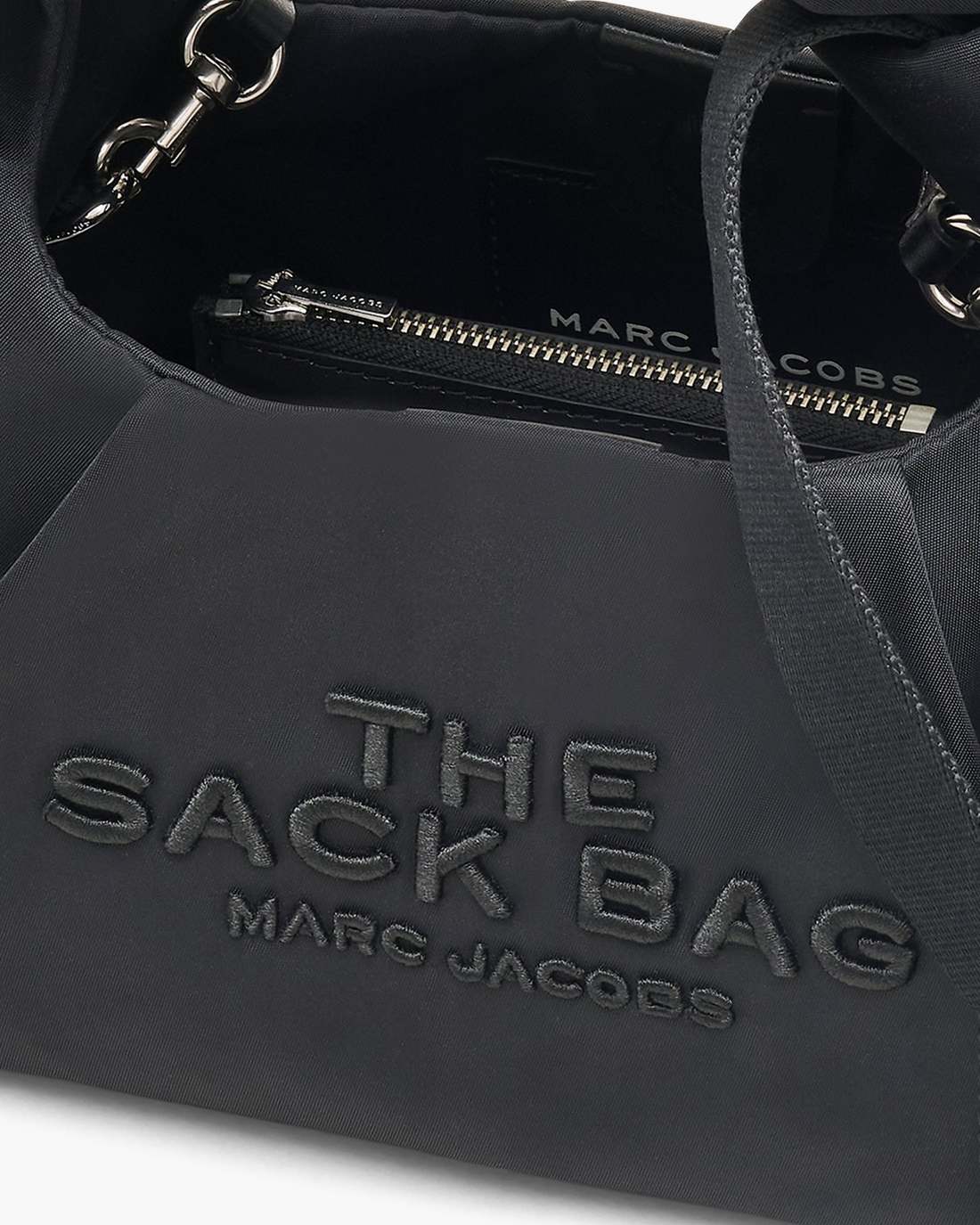 Marc Jacobs Everyday | The Bow Nylon Mini Sack Bag Black