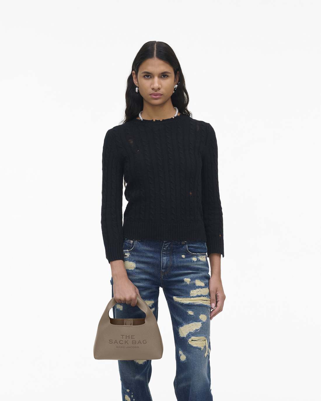 Marc Jacobs Essential | The Mini Sack Bag Cement