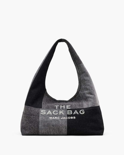 Marc Jacobs Customer Favorite | The Patchwork Denim Sack Bag Black Denim
