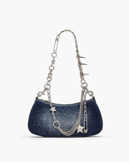 Marc Jacobs Quality | The Faded Denim Charm Shoulder Bag Faded Vintage Indigo