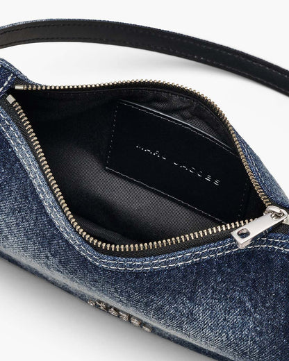 Marc Jacobs Quality | The Faded Denim Charm Shoulder Bag Faded Vintage Indigo