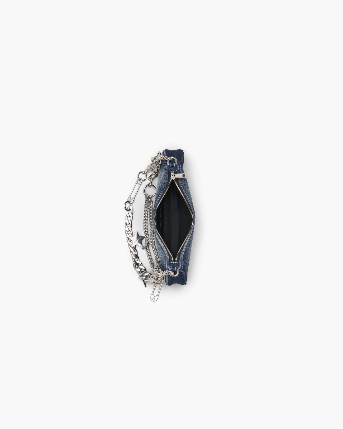 Marc Jacobs Quality | The Faded Denim Charm Shoulder Bag Faded Vintage Indigo