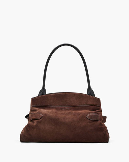 Marc Jacobs Featured | The Suede Dakota Satchel Dark Brown