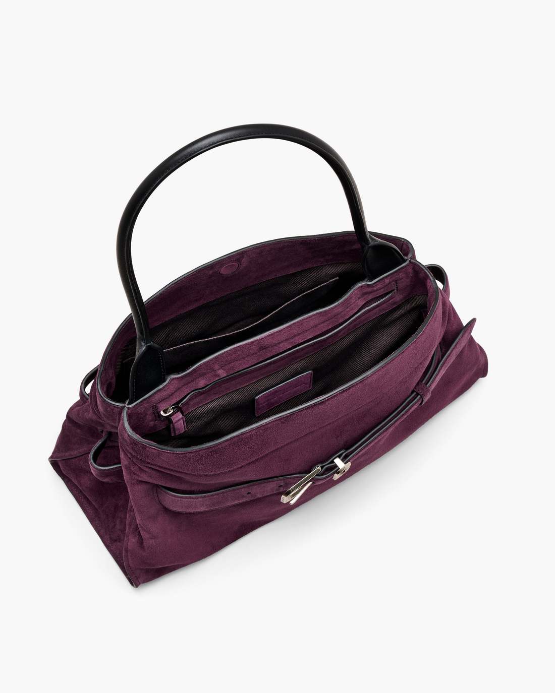 Marc Jacobs Discount | The Suede Dakota Satchel Dark Plum