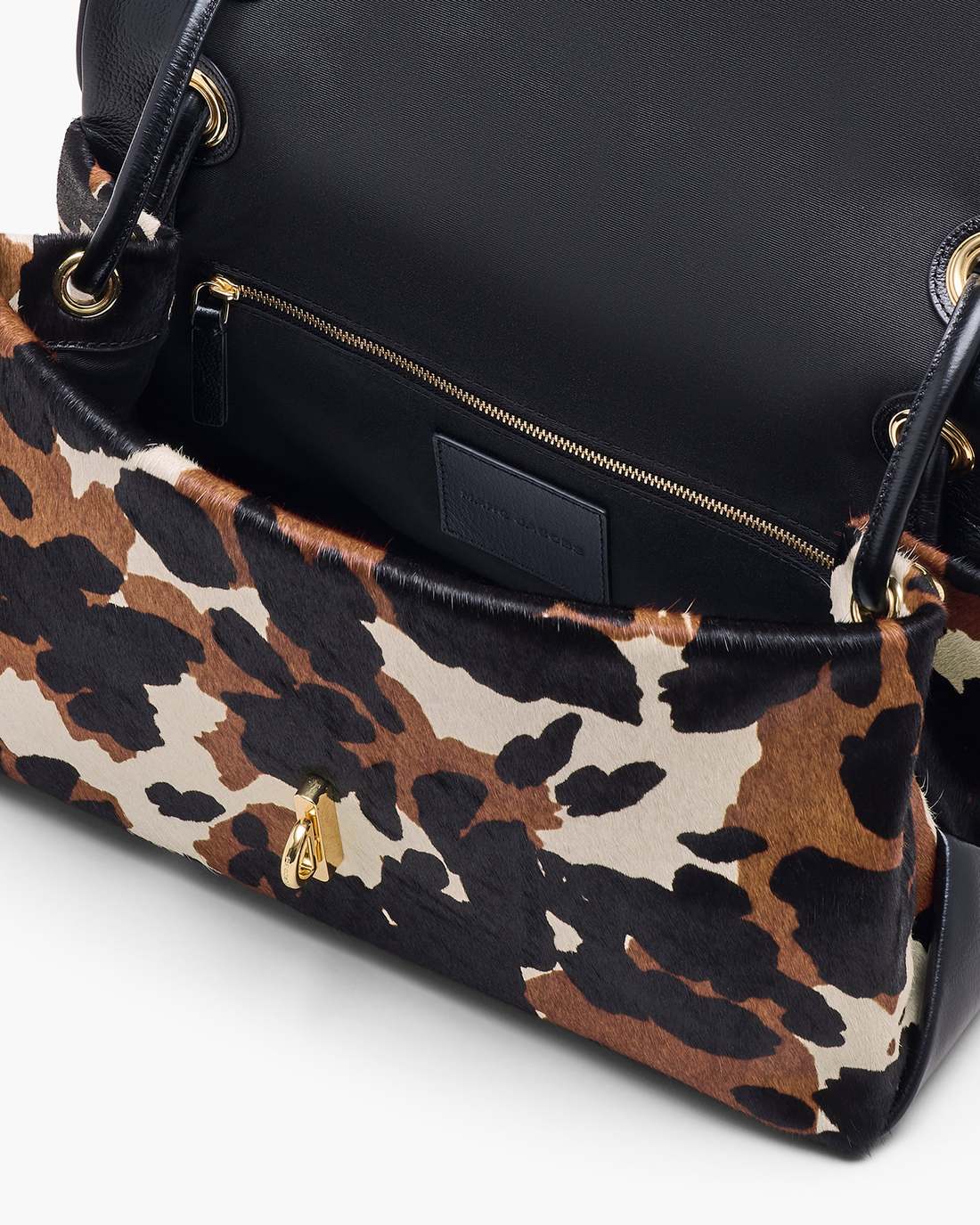 Marc Jacobs Great Value | The Cow Haircalf Large Dual Bag Mocha Multi