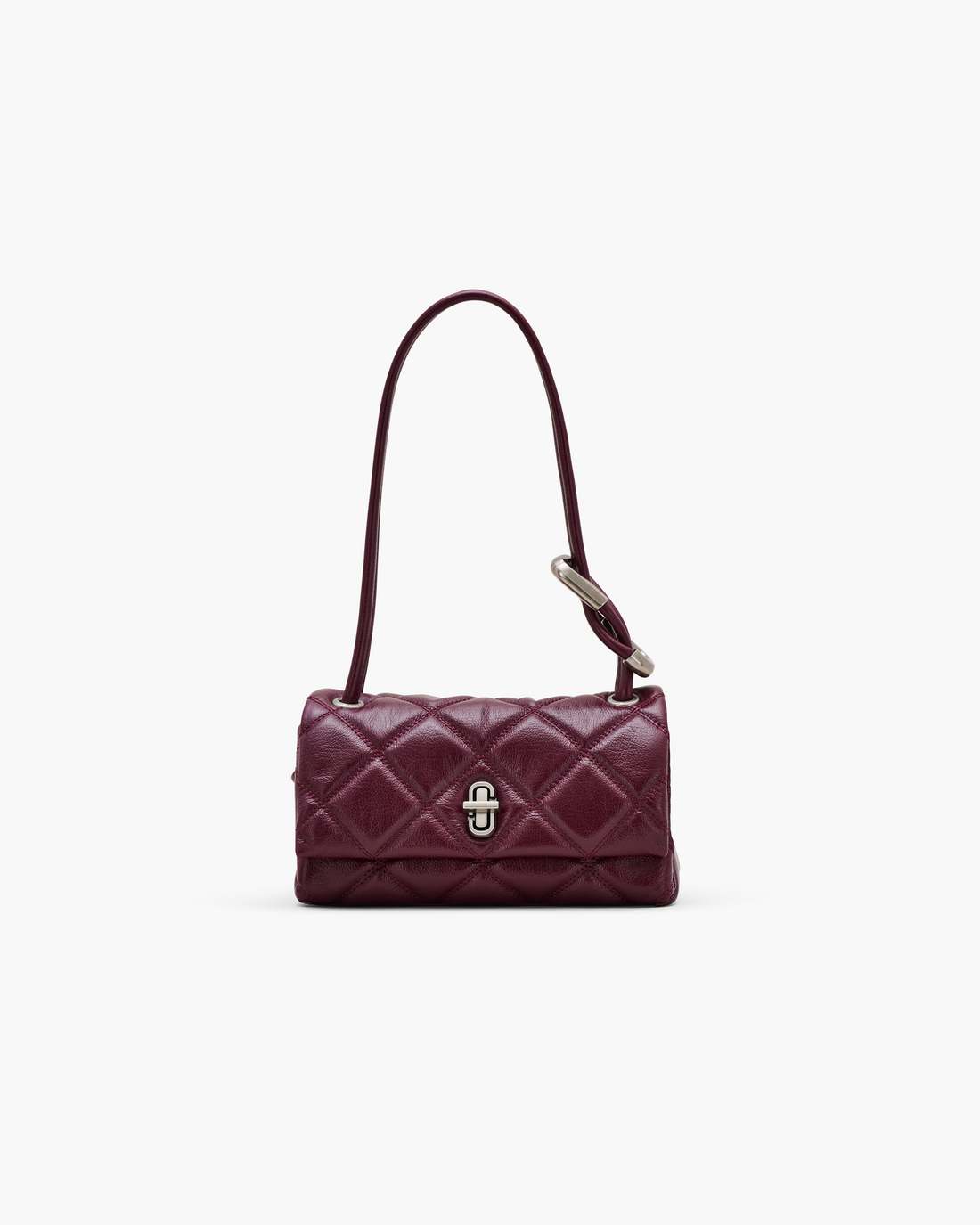 Marc Jacobs Exclusive | The Quilted Mini Dual Shoulder Bag Dark Plum