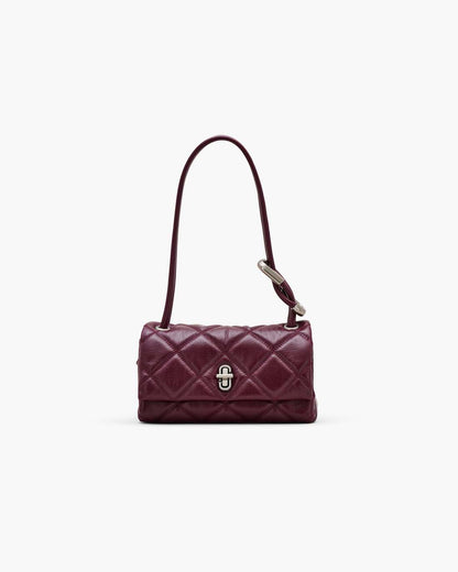 Marc Jacobs Exclusive | The Quilted Mini Dual Shoulder Bag Dark Plum
