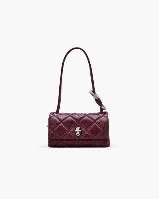 Marc Jacobs Exclusive | The Quilted Mini Dual Shoulder Bag Dark Plum