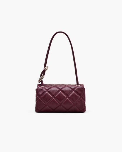 Marc Jacobs Exclusive | The Quilted Mini Dual Shoulder Bag Dark Plum
