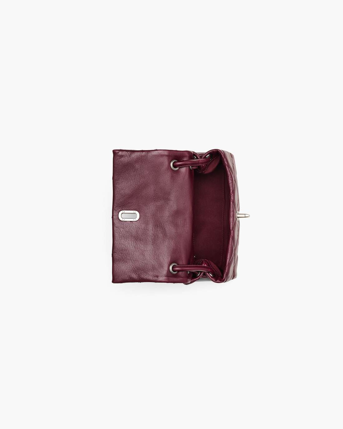 Marc Jacobs Exclusive | The Quilted Mini Dual Shoulder Bag Dark Plum