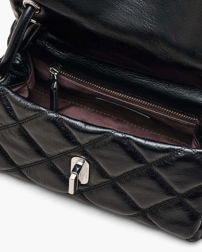Marc Jacobs Trusted | The Quilted Mini Dual Shoulder Bag Black