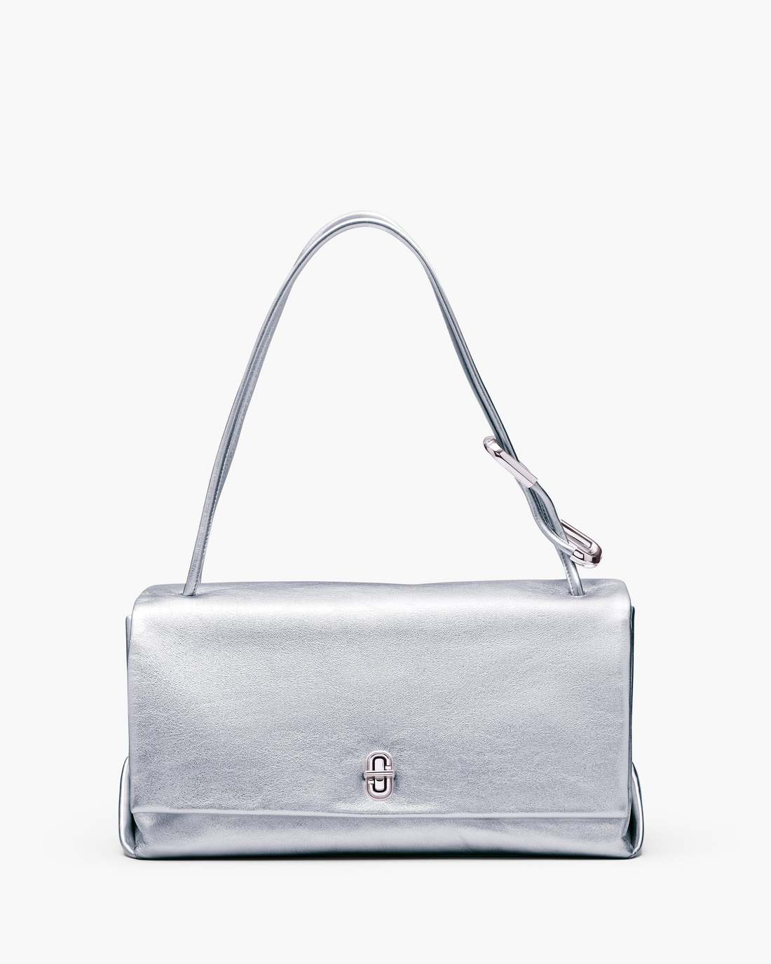 Marc Jacobs Popular | The Metallic Large Dual Bag Silver