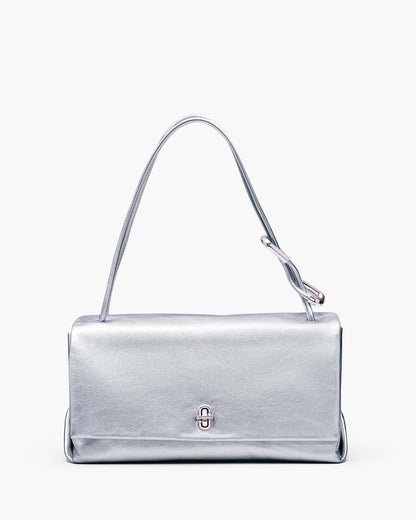 Marc Jacobs Popular | The Metallic Large Dual Bag Silver