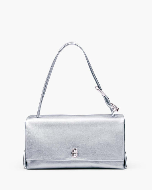 Marc Jacobs Popular | The Metallic Large Dual Bag Silver