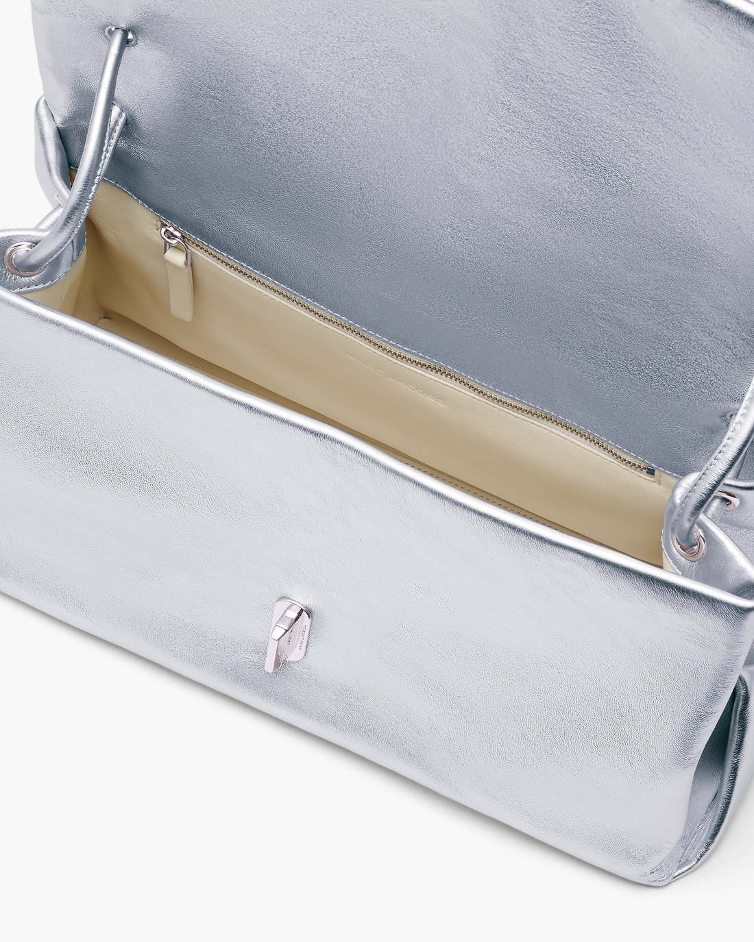 Marc Jacobs Popular | The Metallic Large Dual Bag Silver