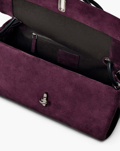Marc Jacobs Smart Buy | The Suede Large Dual Dark Plum