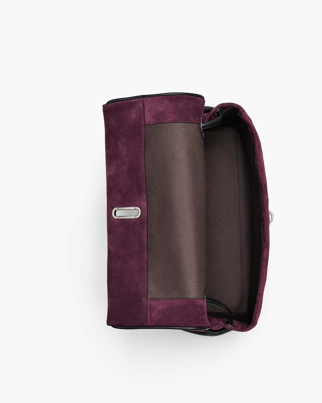 Marc Jacobs Smart Buy | The Suede Large Dual Dark Plum