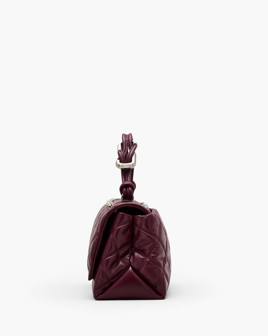 Marc Jacobs Trusted | The Quilted Dual Convertible Shoulder Bag Dark Plum