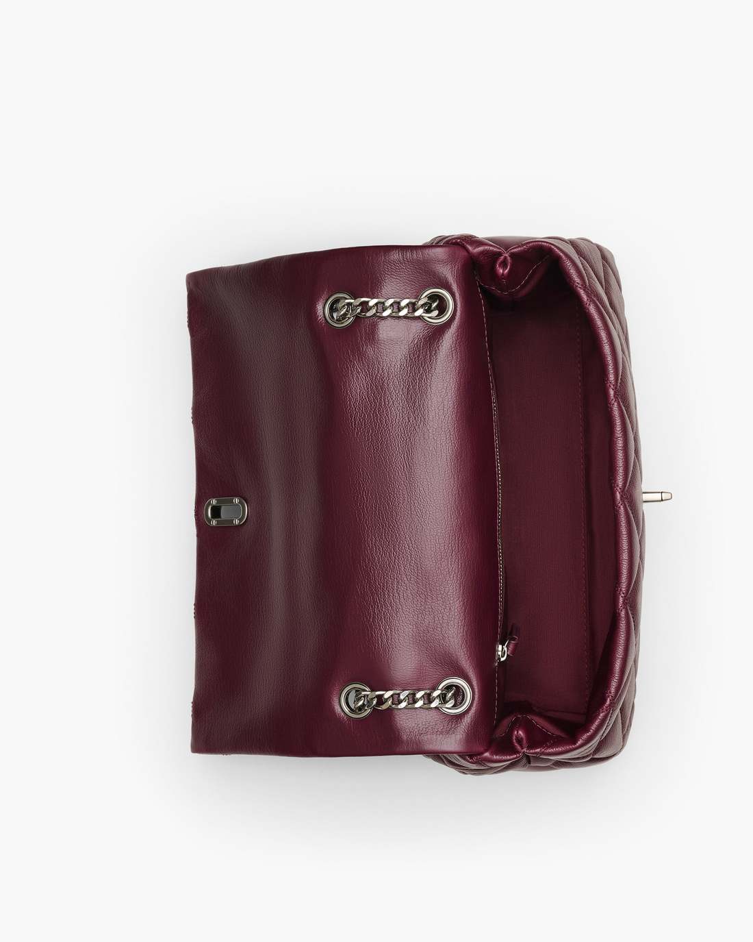 Marc Jacobs Trusted | The Quilted Dual Convertible Shoulder Bag Dark Plum
