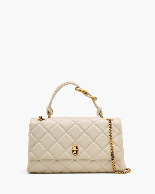 Marc Jacobs Trusted | The Quilted Dual Convertible Shoulder Bag Cloud White
