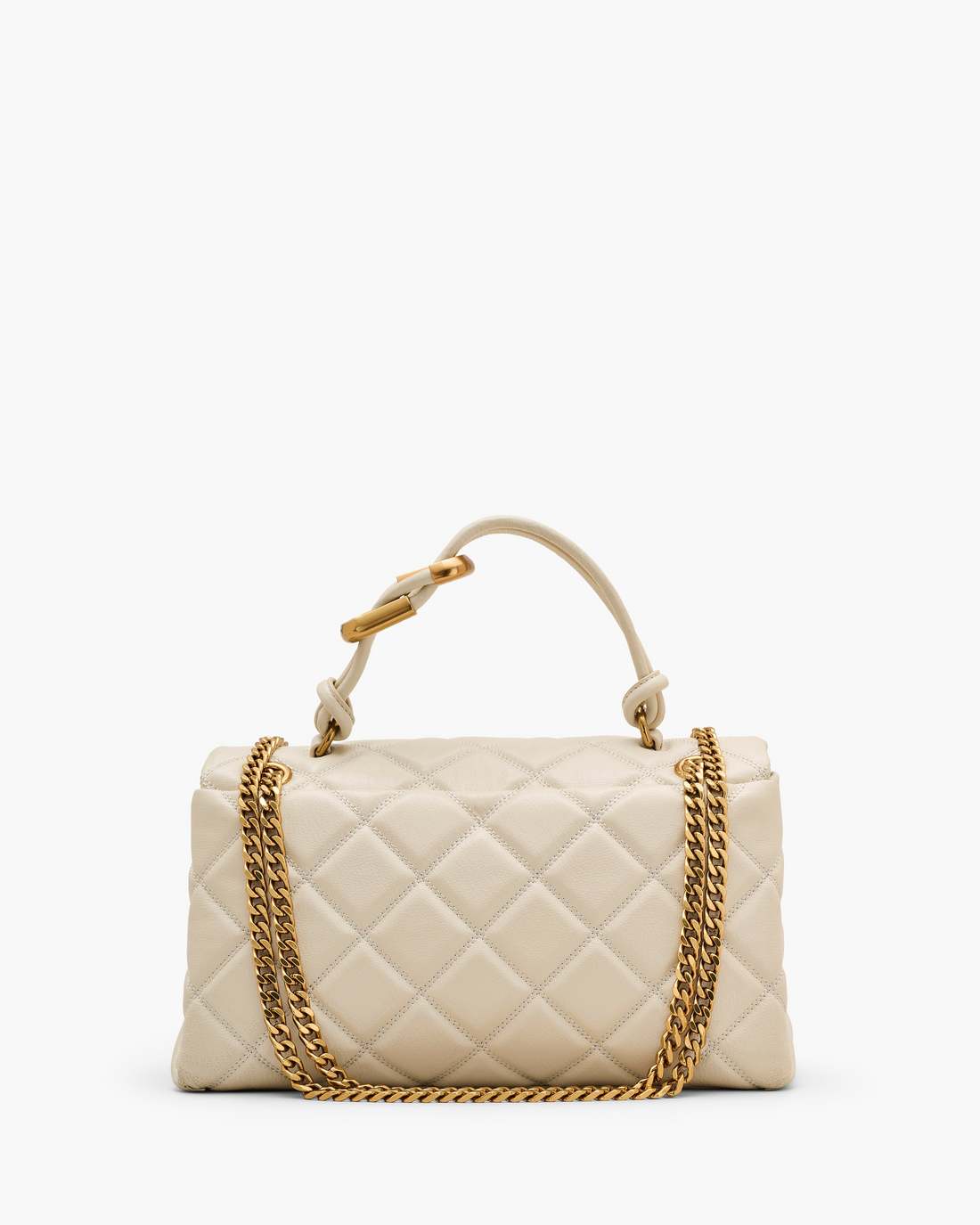 Marc Jacobs Trusted | The Quilted Dual Convertible Shoulder Bag Cloud White
