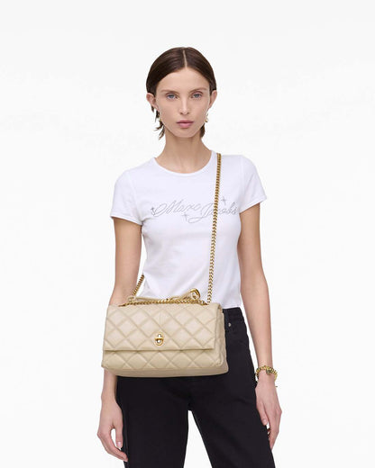 Marc Jacobs Trusted | The Quilted Dual Convertible Shoulder Bag Cloud White