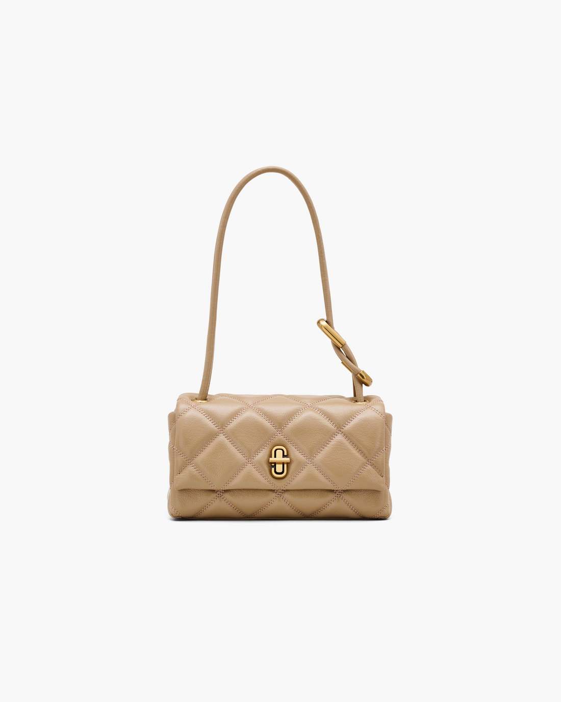 Marc Jacobs Best Price | The Quilted Mini Dual Shoulder Bag Camel