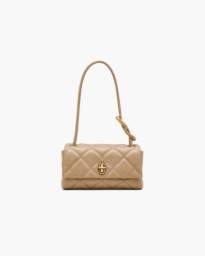 Marc Jacobs Best Price | The Quilted Mini Dual Shoulder Bag Camel