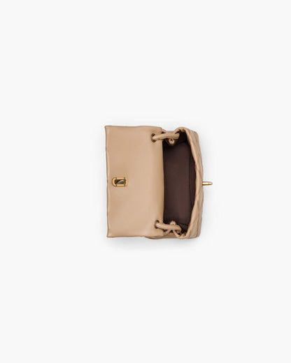 Marc Jacobs Best Price | The Quilted Mini Dual Shoulder Bag Camel