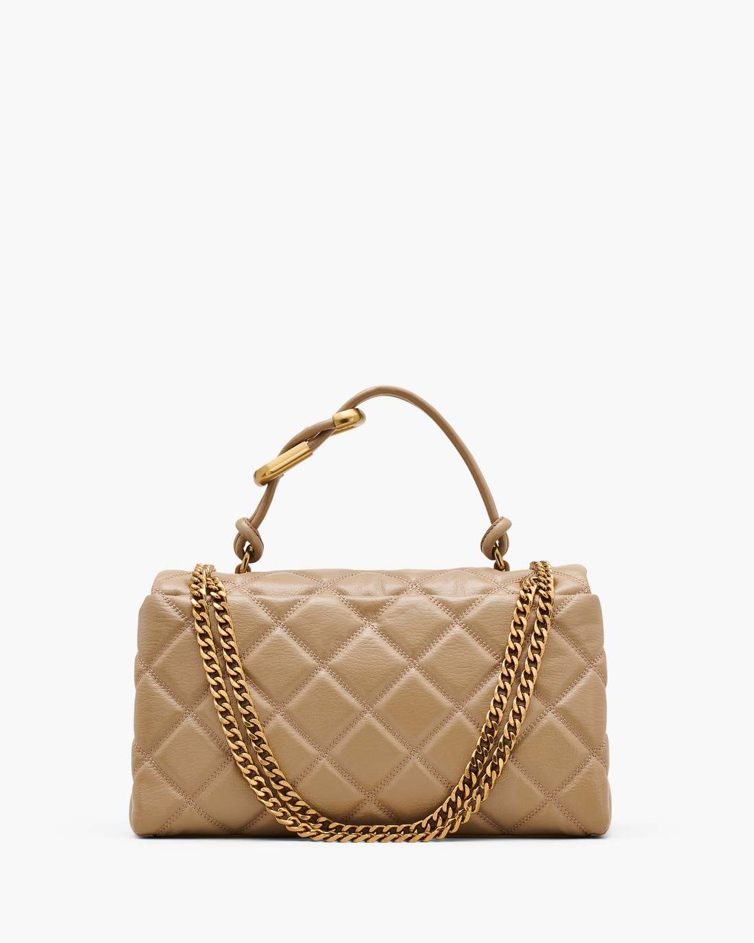 Marc Jacobs Exclusive | The Quilted Dual Convertible Shoulder Bag Camel