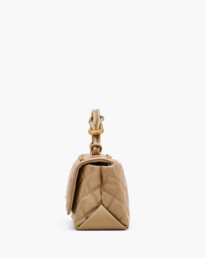 Marc Jacobs Exclusive | The Quilted Dual Convertible Shoulder Bag Camel
