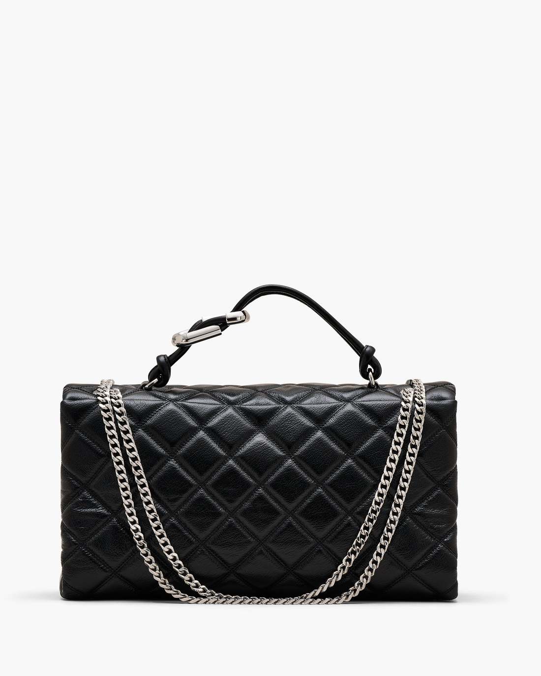 Marc Jacobs Best Seller | The Quilted XL Dual Convertible Shoulder Bag Black