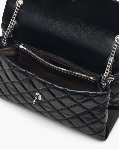 Marc Jacobs Best Seller | The Quilted XL Dual Convertible Shoulder Bag Black
