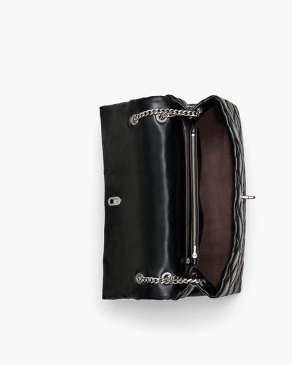 Marc Jacobs Best Seller | The Quilted XL Dual Convertible Shoulder Bag Black