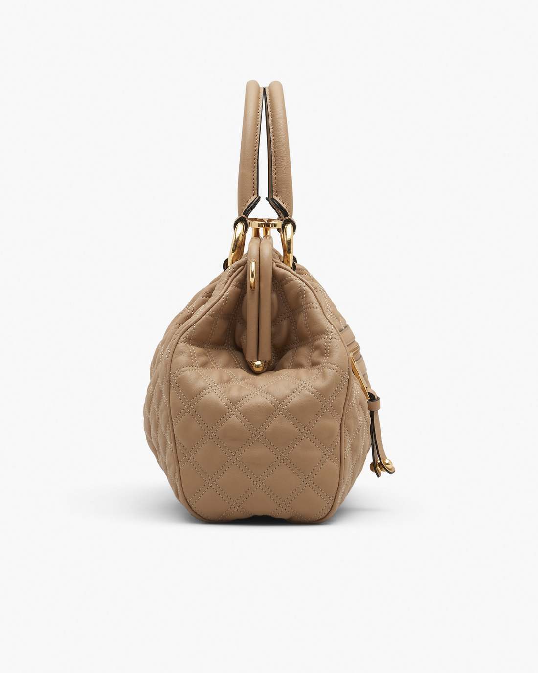 Marc Jacobs Trusted | Re-Edition Quilted Leather Stam Bag Camel