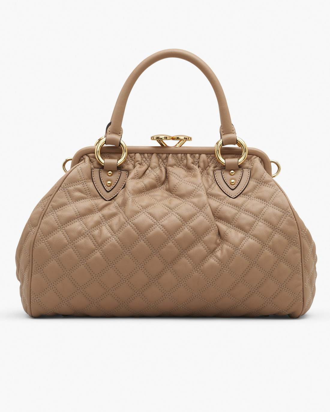 Marc Jacobs Trusted | Re-Edition Quilted Leather Stam Bag Camel