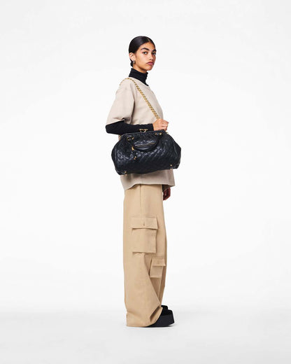 Marc Jacobs Value | Re-Edition Quilted Leather Stam Bag Black