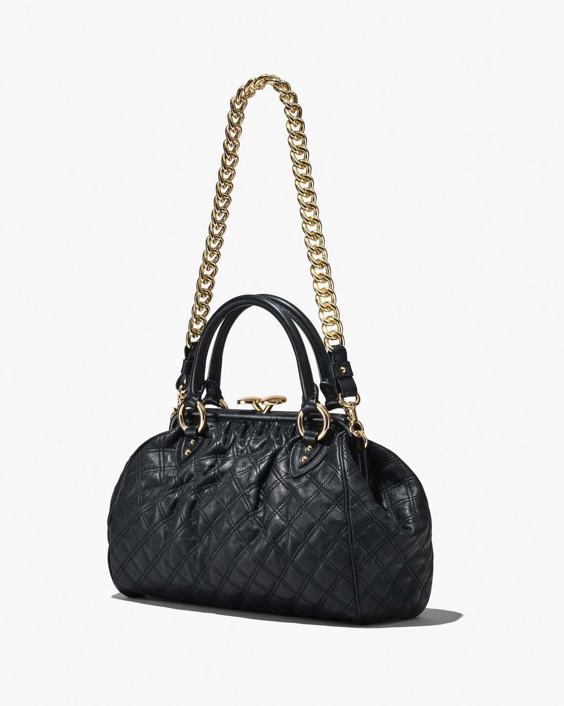 Marc Jacobs Value | Re-Edition Quilted Leather Stam Bag Black