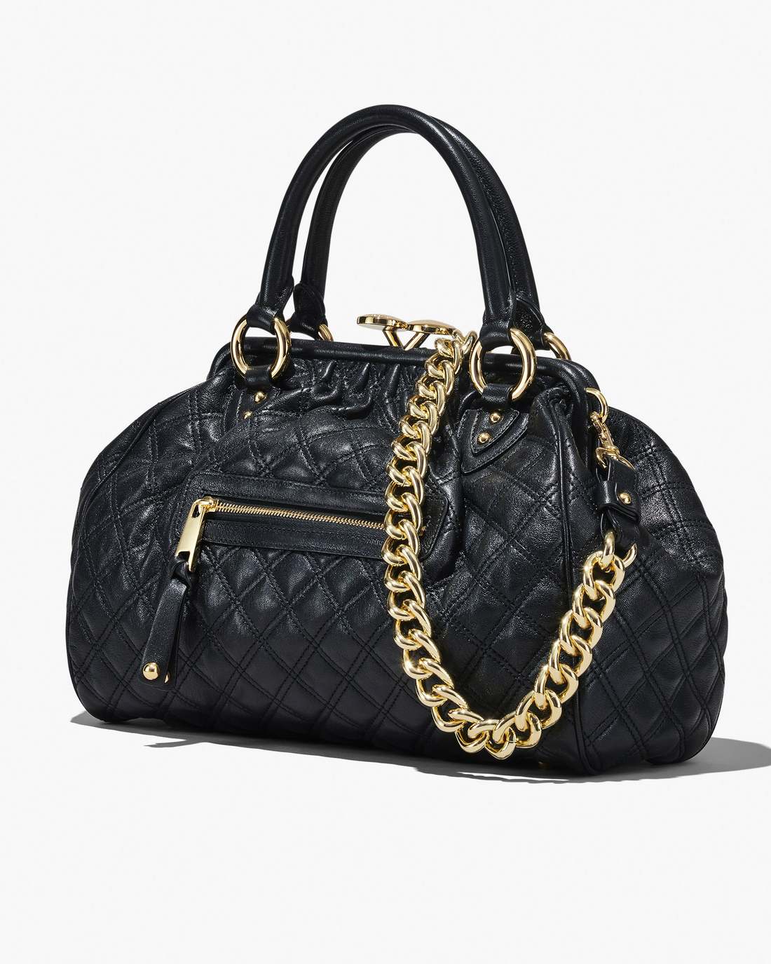 Marc Jacobs Value | Re-Edition Quilted Leather Stam Bag Black