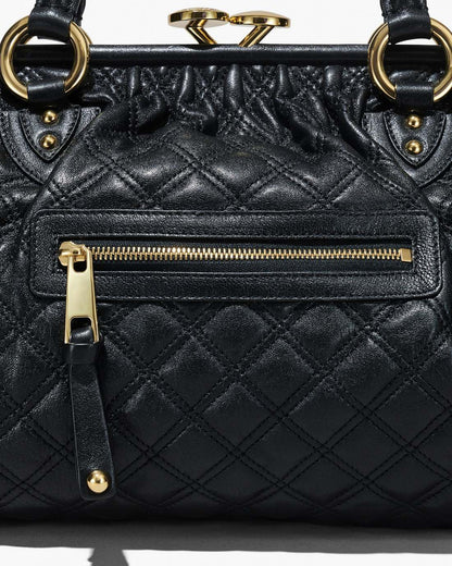 Marc Jacobs Value | Re-Edition Quilted Leather Stam Bag Black