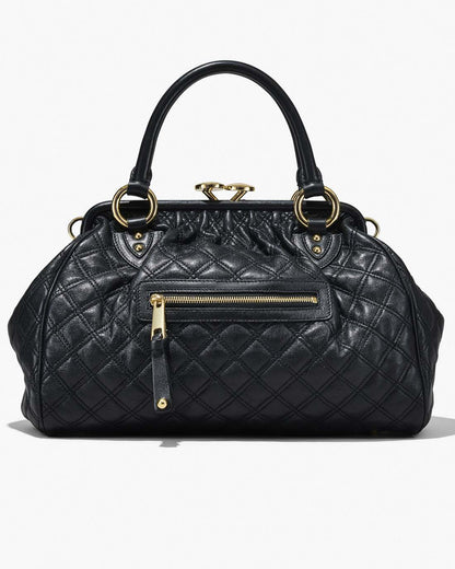 Marc Jacobs Value | Re-Edition Quilted Leather Stam Bag Black