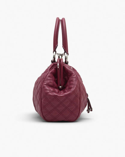Marc Jacobs Latest | Re-Edition Quilted Leather Stam Bag Cherry
