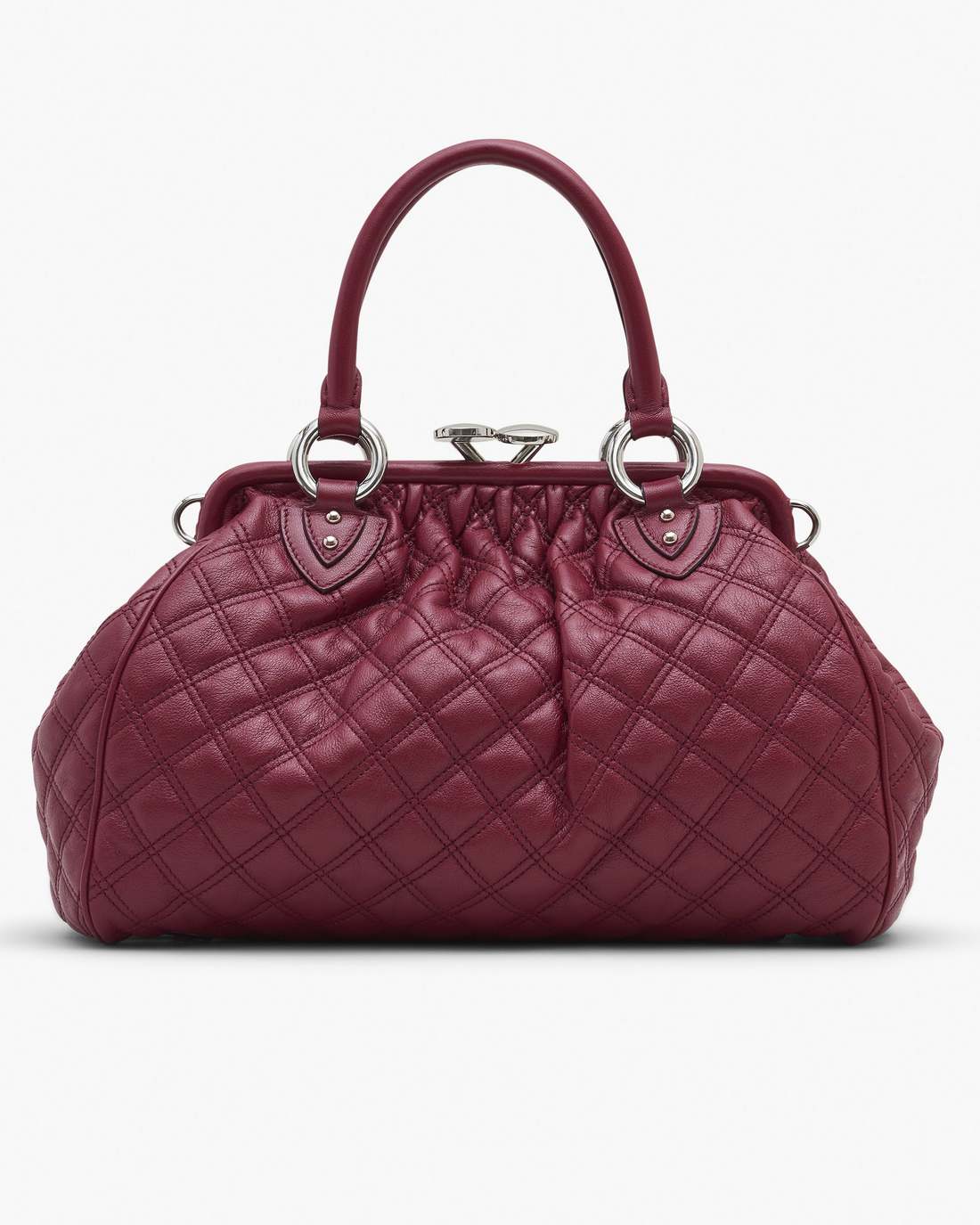 Marc Jacobs Latest | Re-Edition Quilted Leather Stam Bag Cherry