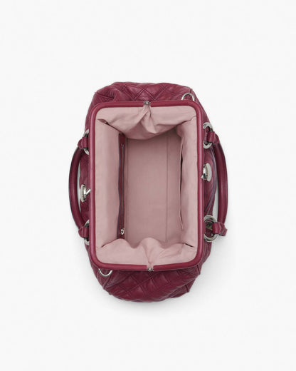 Marc Jacobs Latest | Re-Edition Quilted Leather Stam Bag Cherry