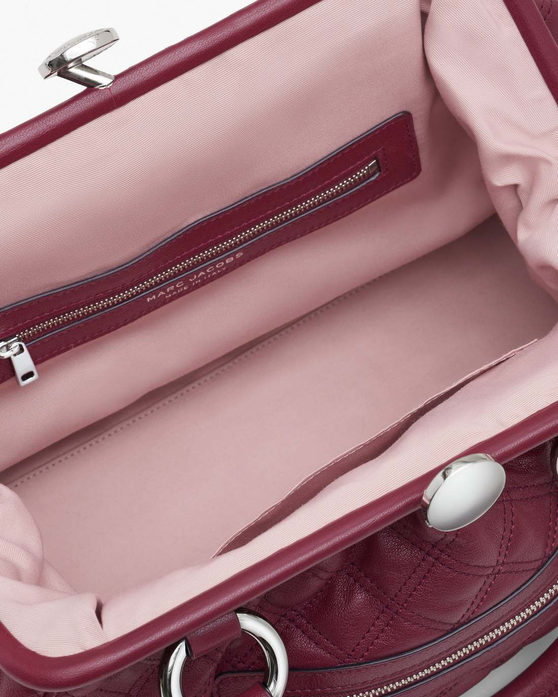 Marc Jacobs Latest | Re-Edition Quilted Leather Stam Bag Cherry
