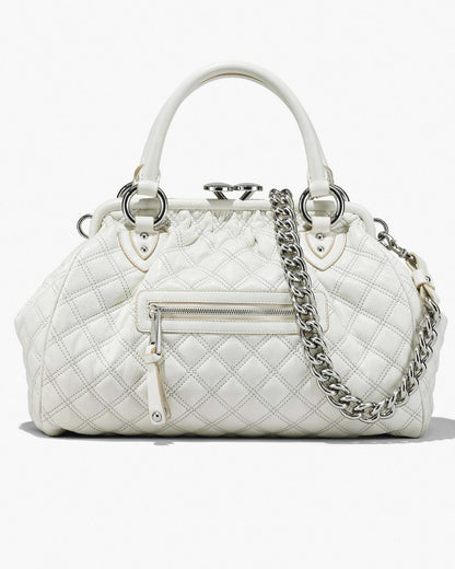 Marc Jacobs Customer Favorite | Re-Edition Quilted Leather Stam Bag Cloud White