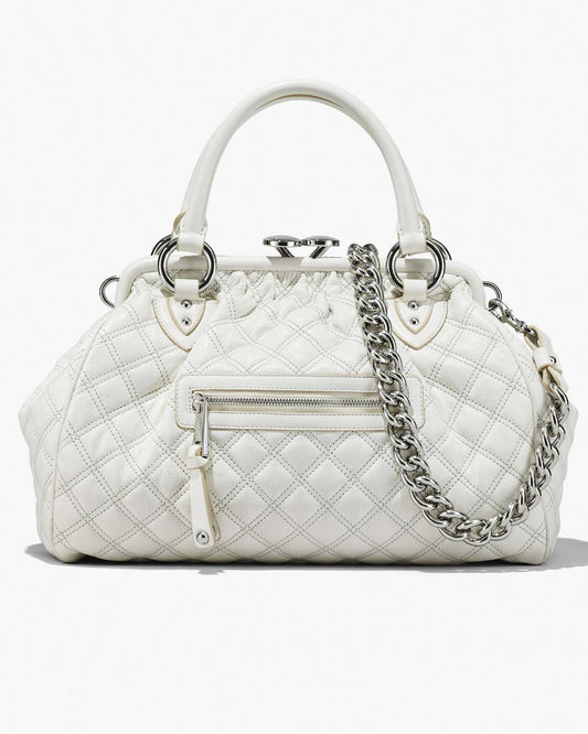 Marc Jacobs Customer Favorite | Re-Edition Quilted Leather Stam Bag Cloud White