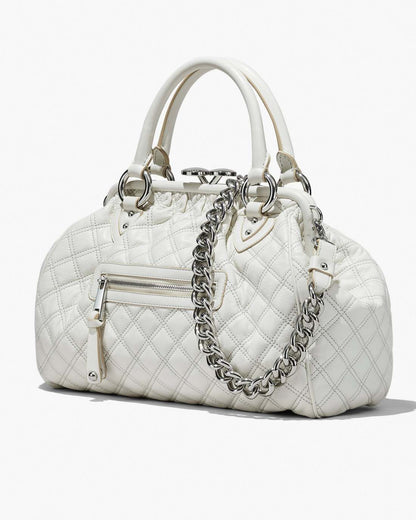 Marc Jacobs Customer Favorite | Re-Edition Quilted Leather Stam Bag Cloud White