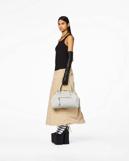 Marc Jacobs Customer Favorite | Re-Edition Quilted Leather Stam Bag Cloud White
