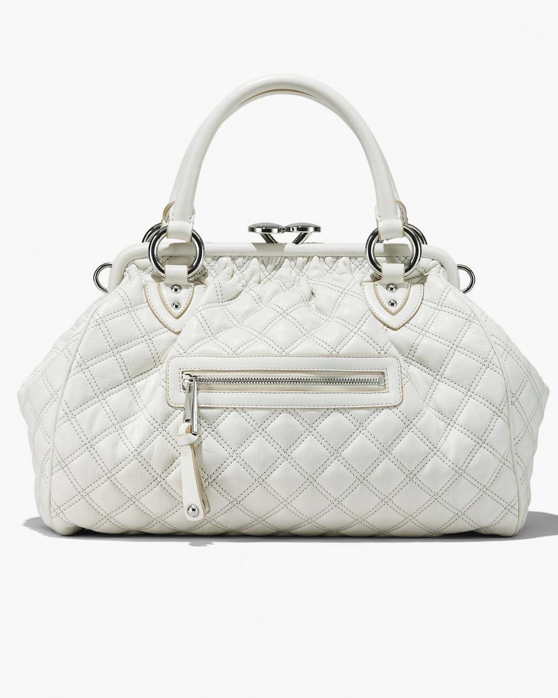 Marc Jacobs Customer Favorite | Re-Edition Quilted Leather Stam Bag Cloud White